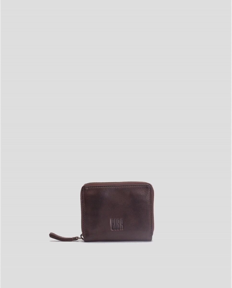 Boston Small Wallet, Colour: Brown