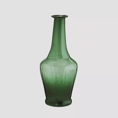 Green Recycled Glass Vase