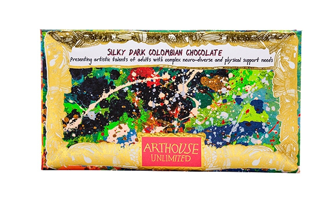 Outer Space Dark Chocolate Bar, Flavour: Silky Dark Colombian Chocolate
