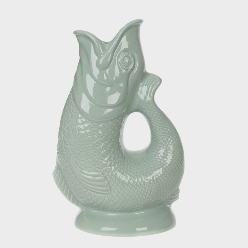 Large Gluggle Jug, Colour: Sage Green