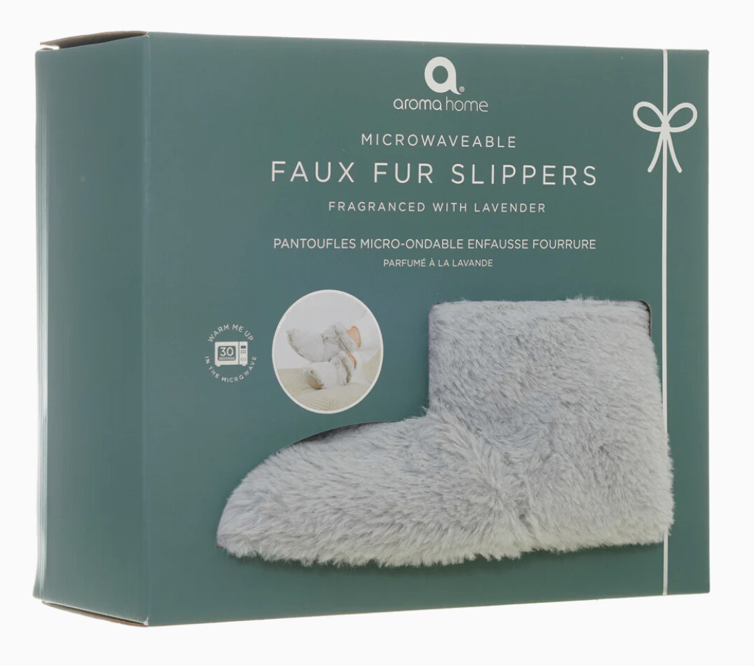 Faux Fur Slipper Boots