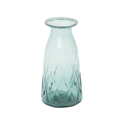 Small Petrol Blue Vase