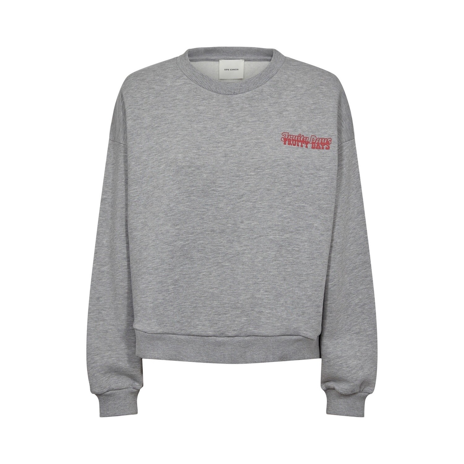 Fruity Days Sweatshirt, Colour: Grey Melange, Size: Small