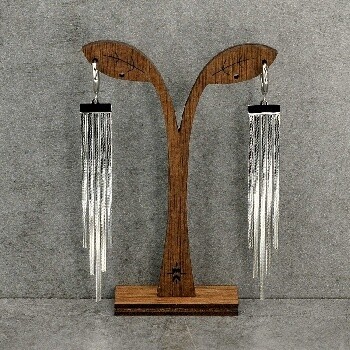 Steel Waterfall Earrings