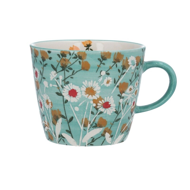 Blue Wild Daisy Mug