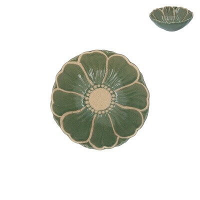 Small Green Flower Bowl
