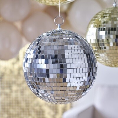Silver Disco Ball
