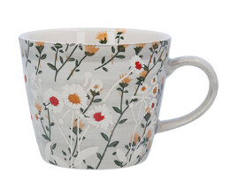 Light Grey Wild Daisy Mug