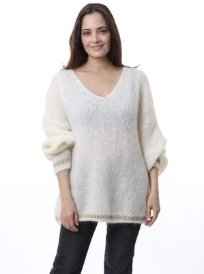 Plain Cream Jumper