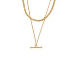 Marina T-Bar Necklace, Colour: Gold