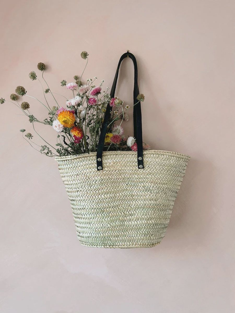 Valencia Shopper Basket, Colour: Black