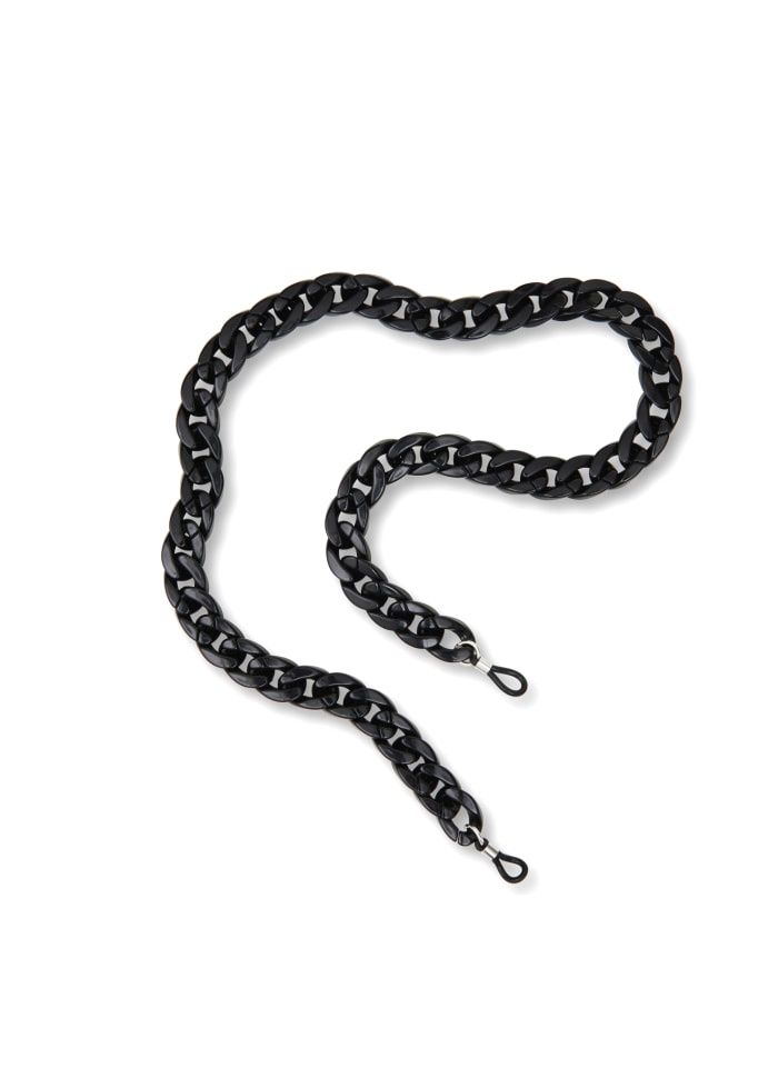 Chunky Eyewear Chain, Colour: Black