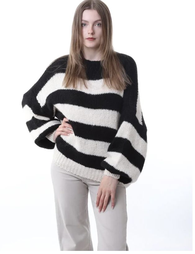 Black Stripe Jumper