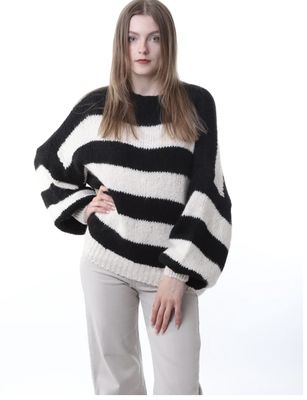 Black Stripe Jumper