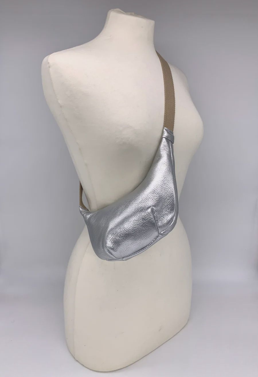 Rego Mini Slouch Bag, Colour: Silver