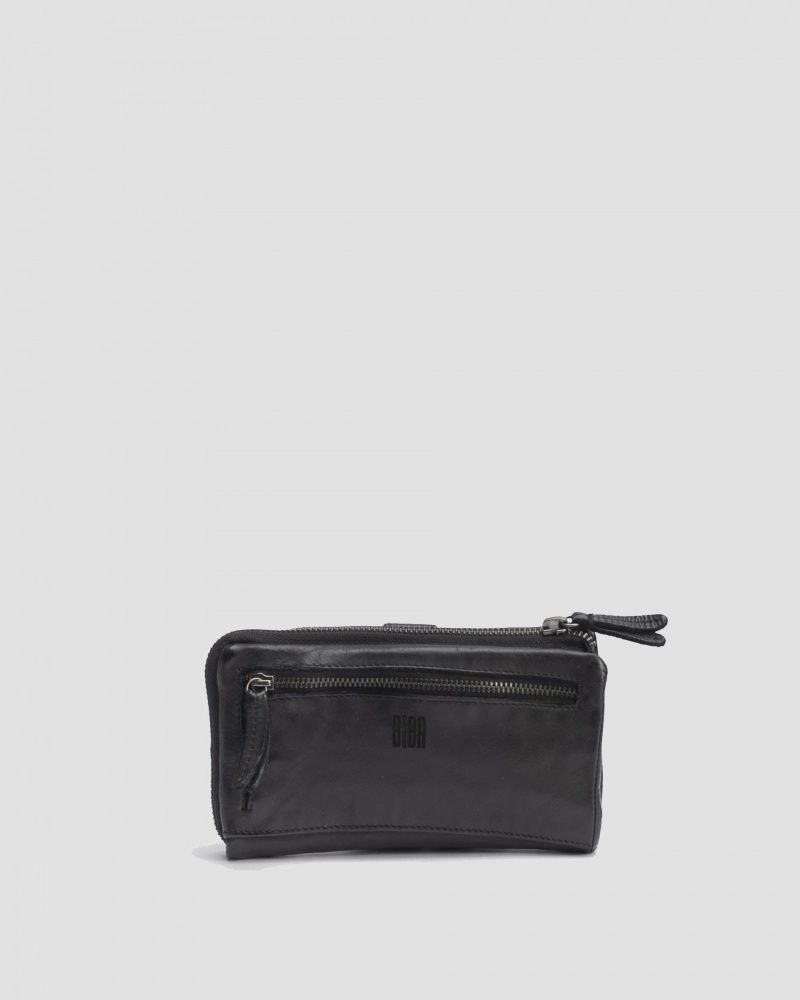 Winona Large Wallet, Colour: Black