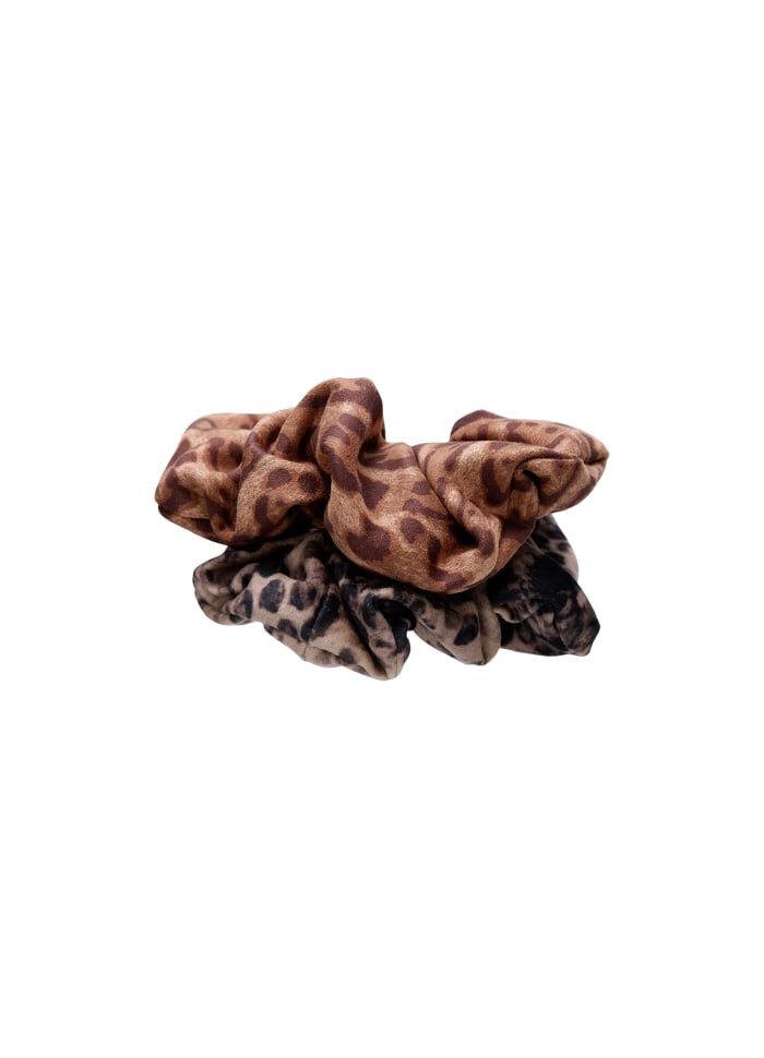 Zelinda Scrunchie, Colour: Leopard/Snake Mix