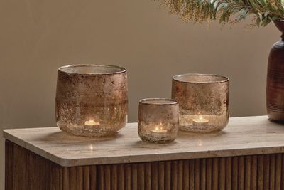 Konara Copper Tealight Holder