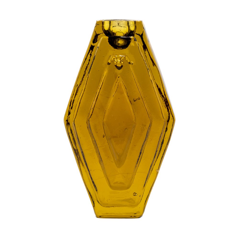 Infinite Hexagon Candle Holder, Color: Amber