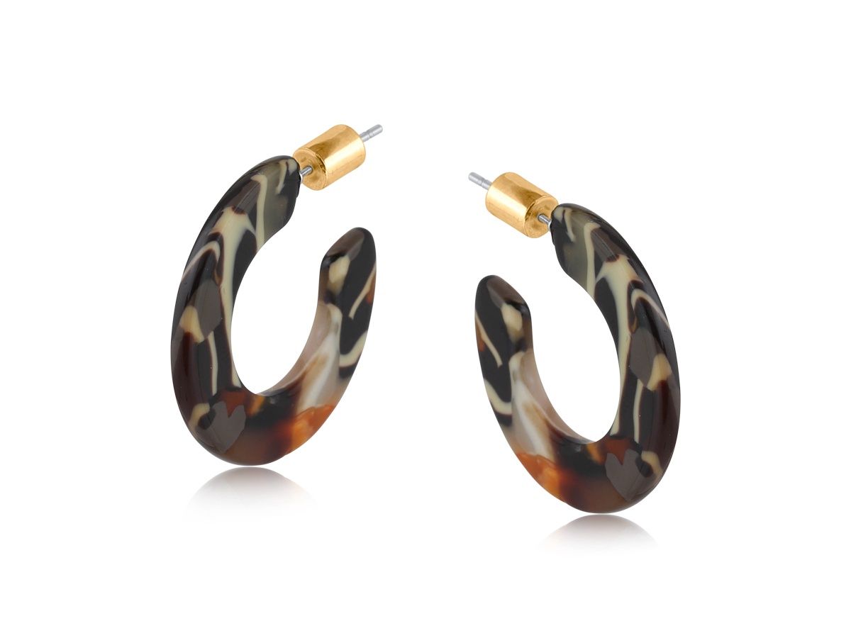 Hortense Flat Oval Hoops