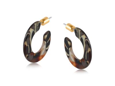 Hortense Flat Oval Hoops