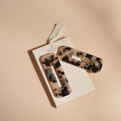 Tortoise Hair Clip Set of Two