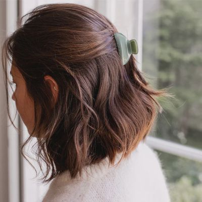 Water Green Opaline Small Hair Clip
