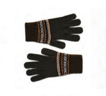 Lochinver Gloves, Colour: Olive Mix