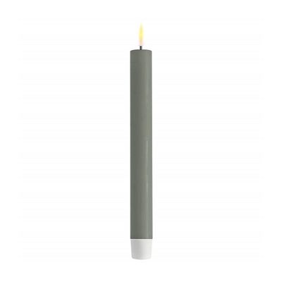 Salvie Green LED Dinner Candles (Set of 2)