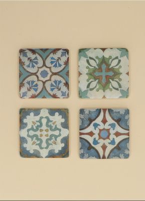 Mosaic Design Resin Coaster