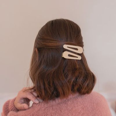 Ivory Barrettes