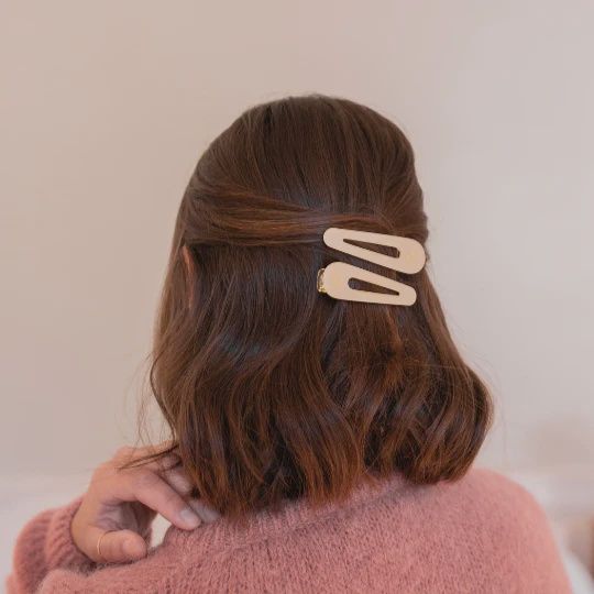 Ivory Barrettes