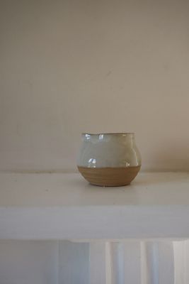 Milk White Rounded Jug