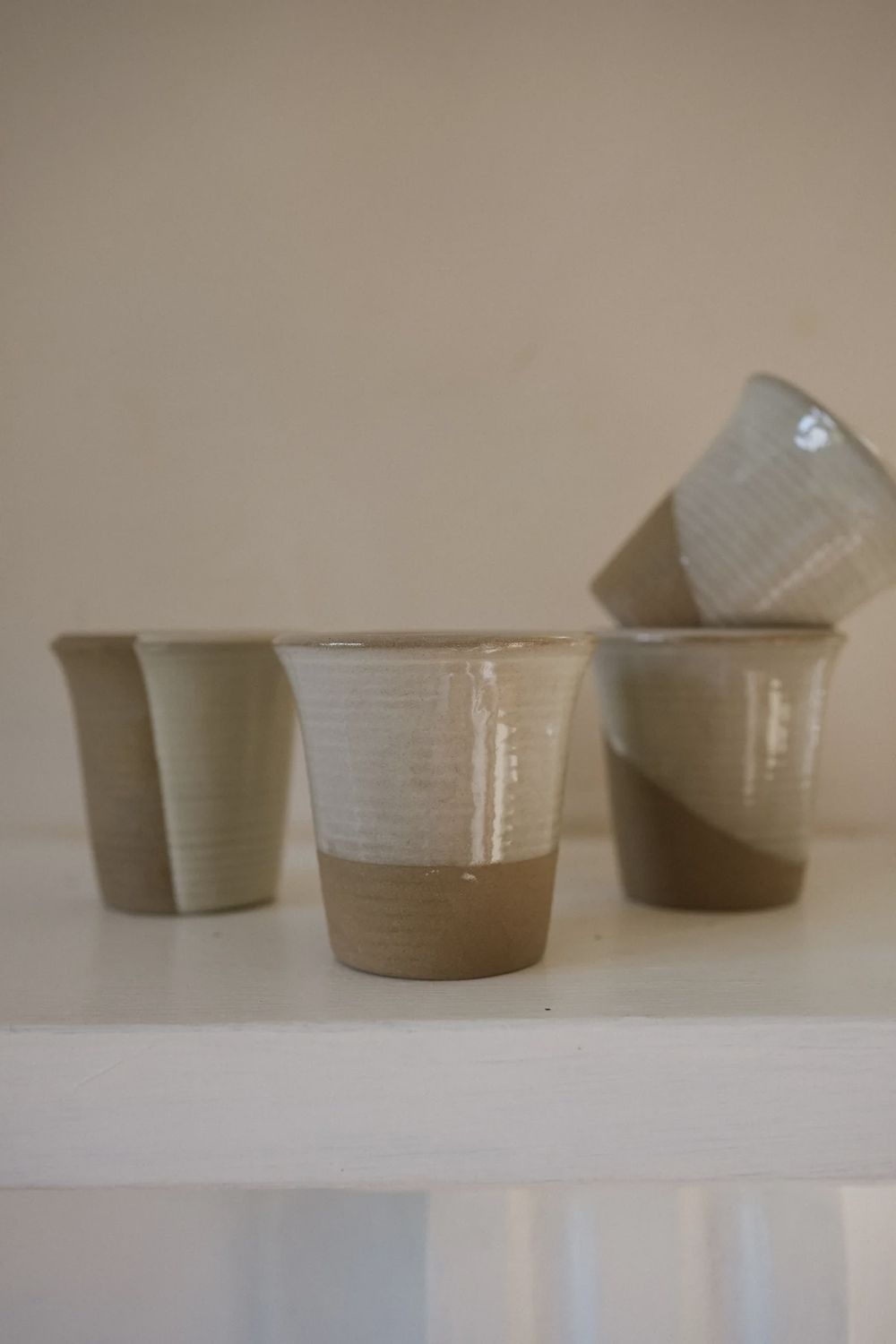 Milk White Carafe Cup