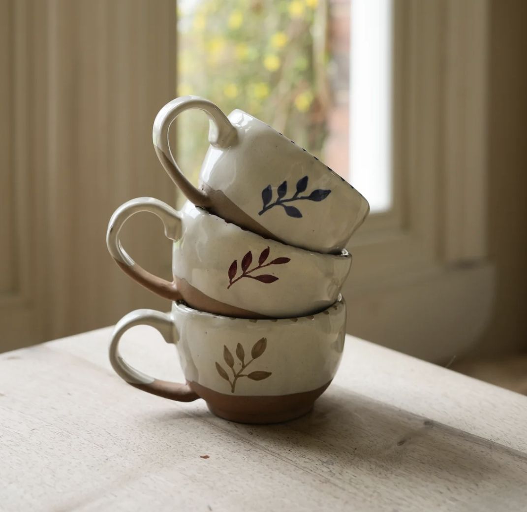 Handpainted Botanic Tea Cup