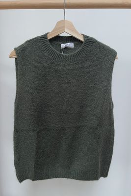 Kathrine Mohair Crewneck Vest