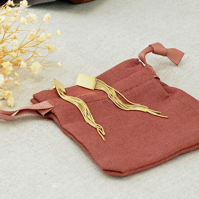 Gold Waterfall Earrings