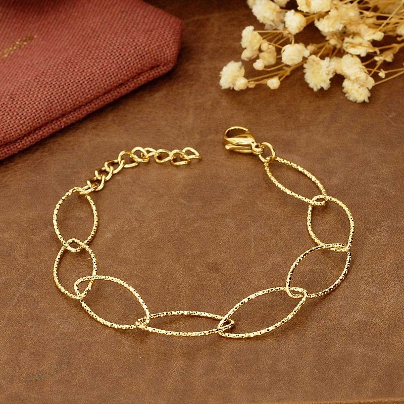 Large Oval Link Bracelet