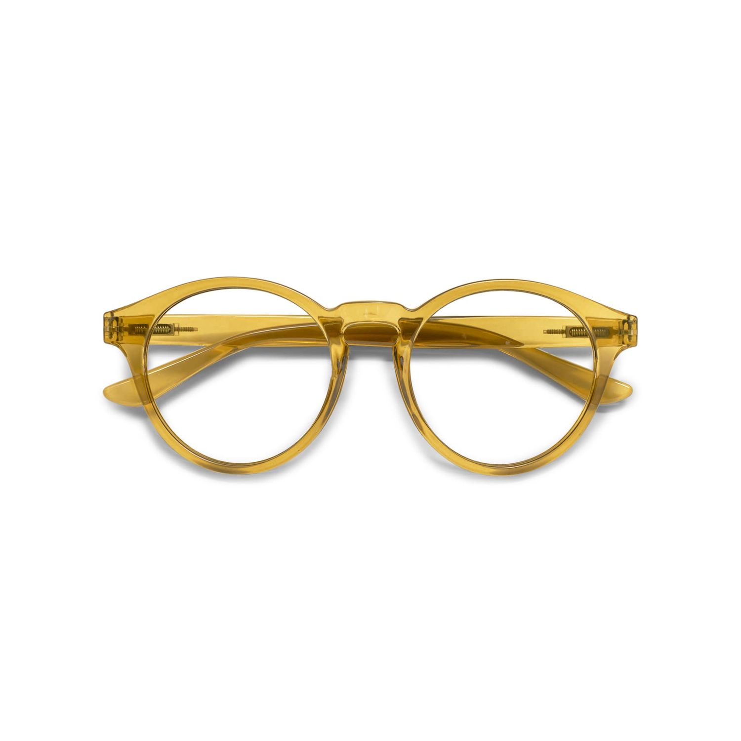 Casual Reading Glasses, Colour: Olive Brown, Strength: +1