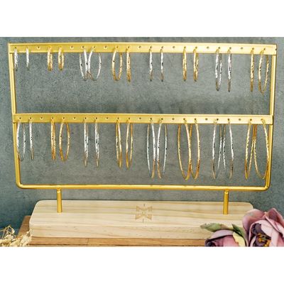 Hammered Gold Creole Hoops