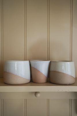 Milk White Rounded Jug