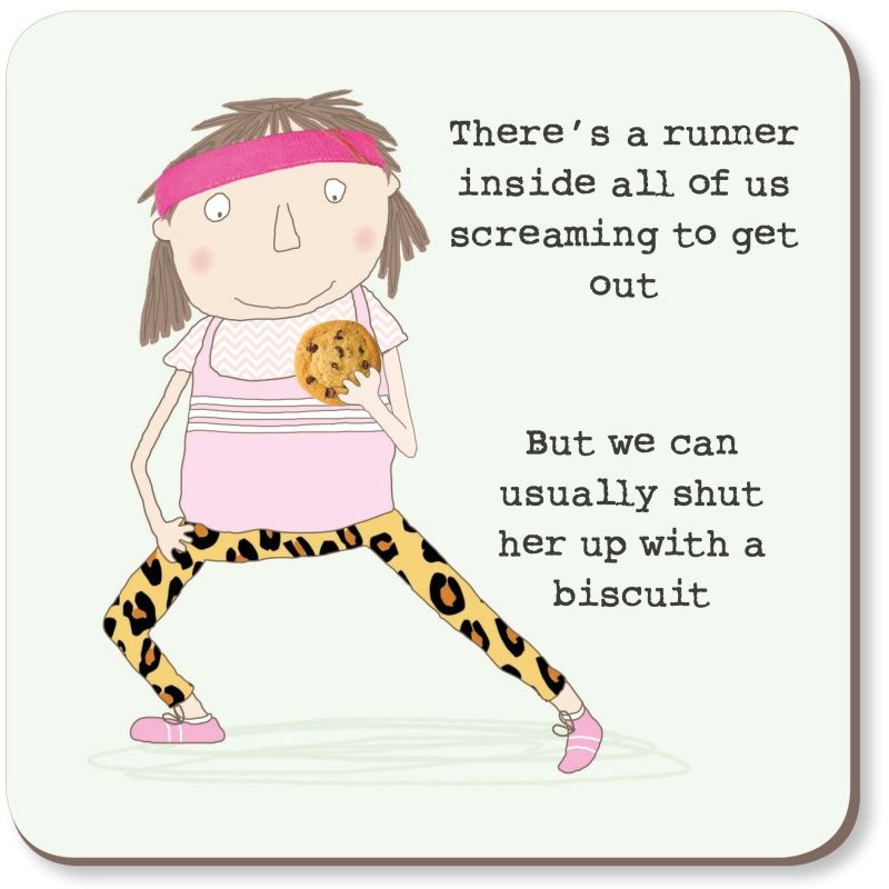 Rosie Made A Thing Coaster, Design: Runner Biscuit