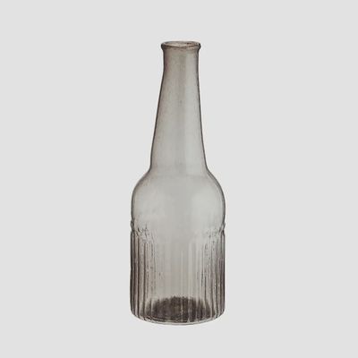 Light Grey Recycled Glass Vase