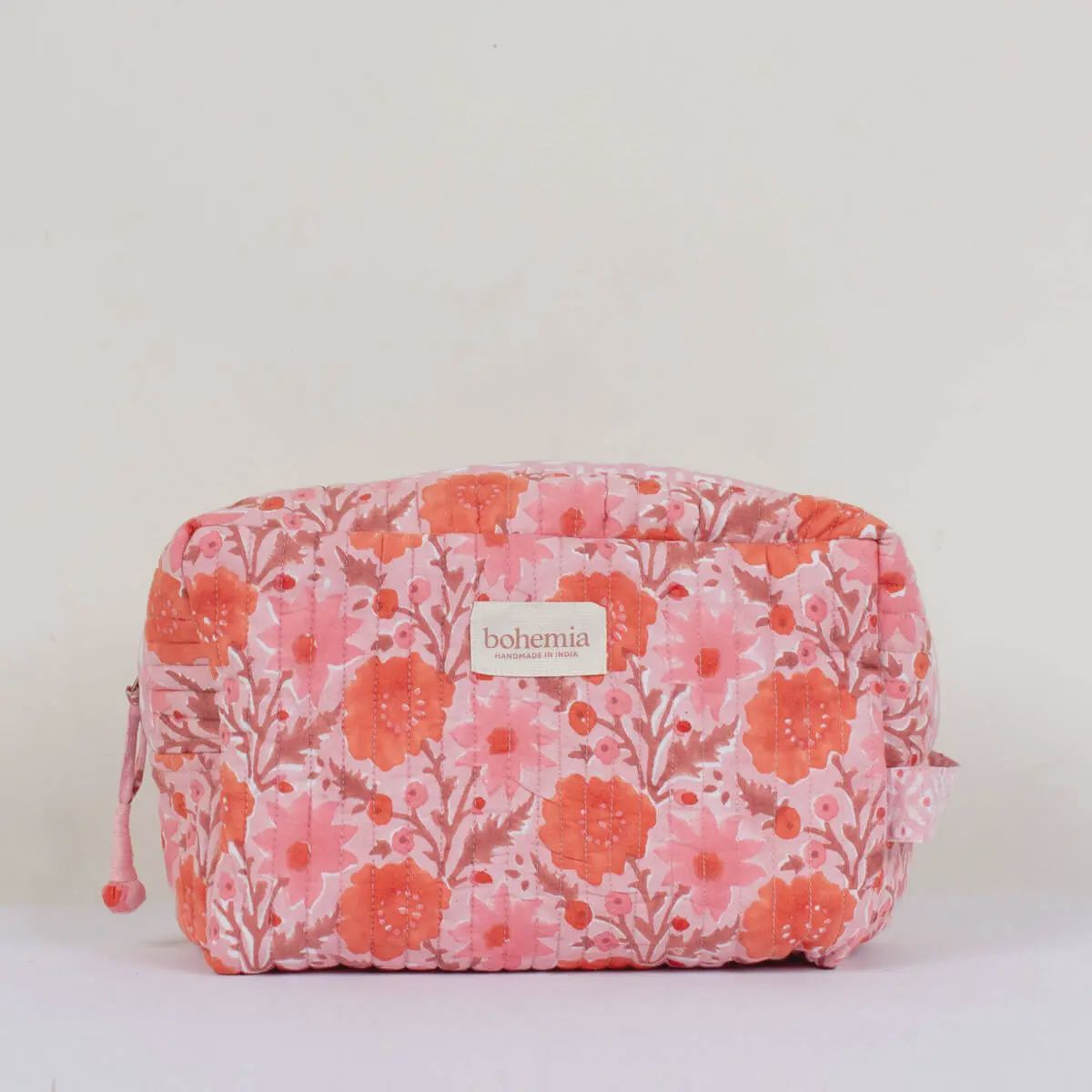 Vintage Pink Floribunda Washbag