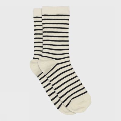 Lydia Cotton Socks, Colour: Black, Size: 37-39