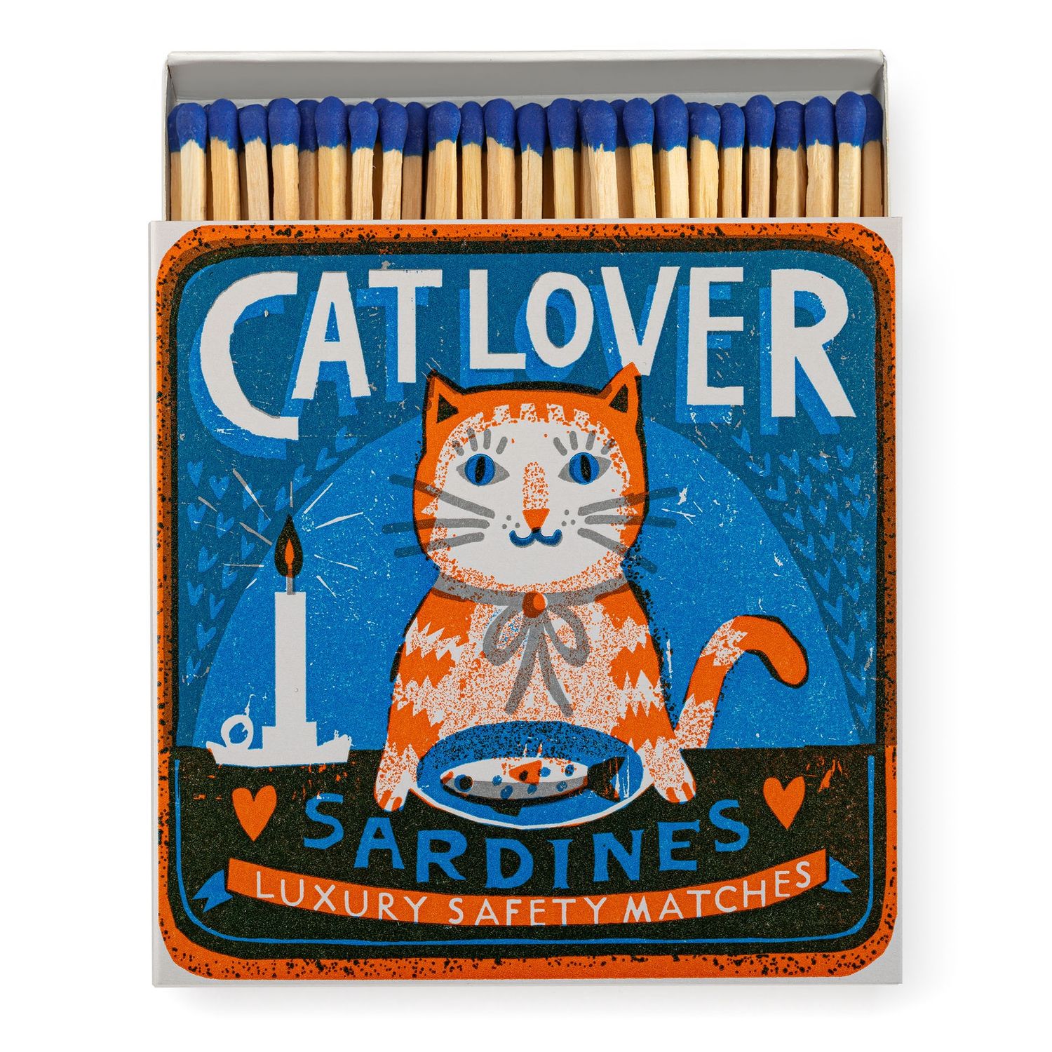 Cat Lover Sardines Match Box