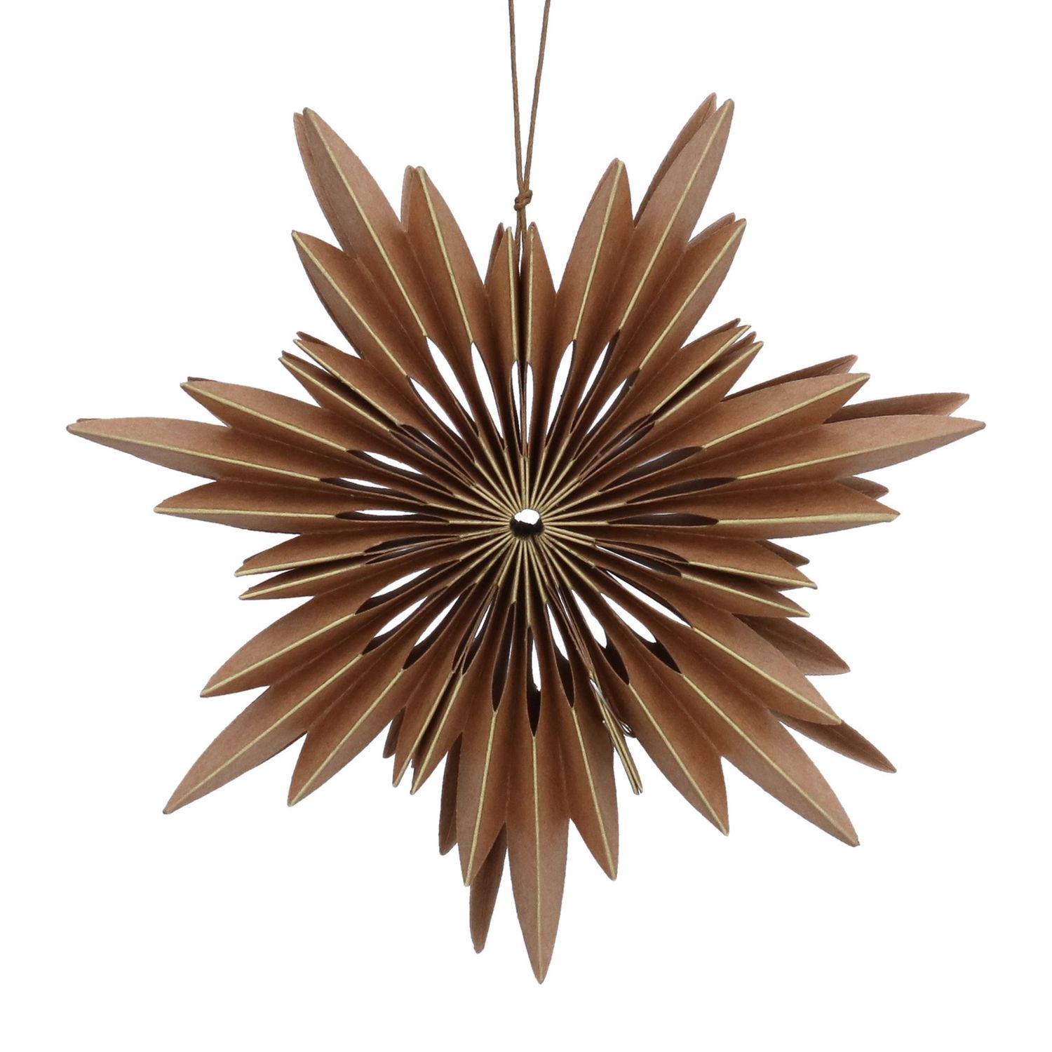 Natural Starburst Paper Decoration, Size: Medium