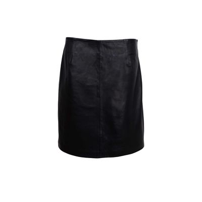 Sabine Short Leather Skirt