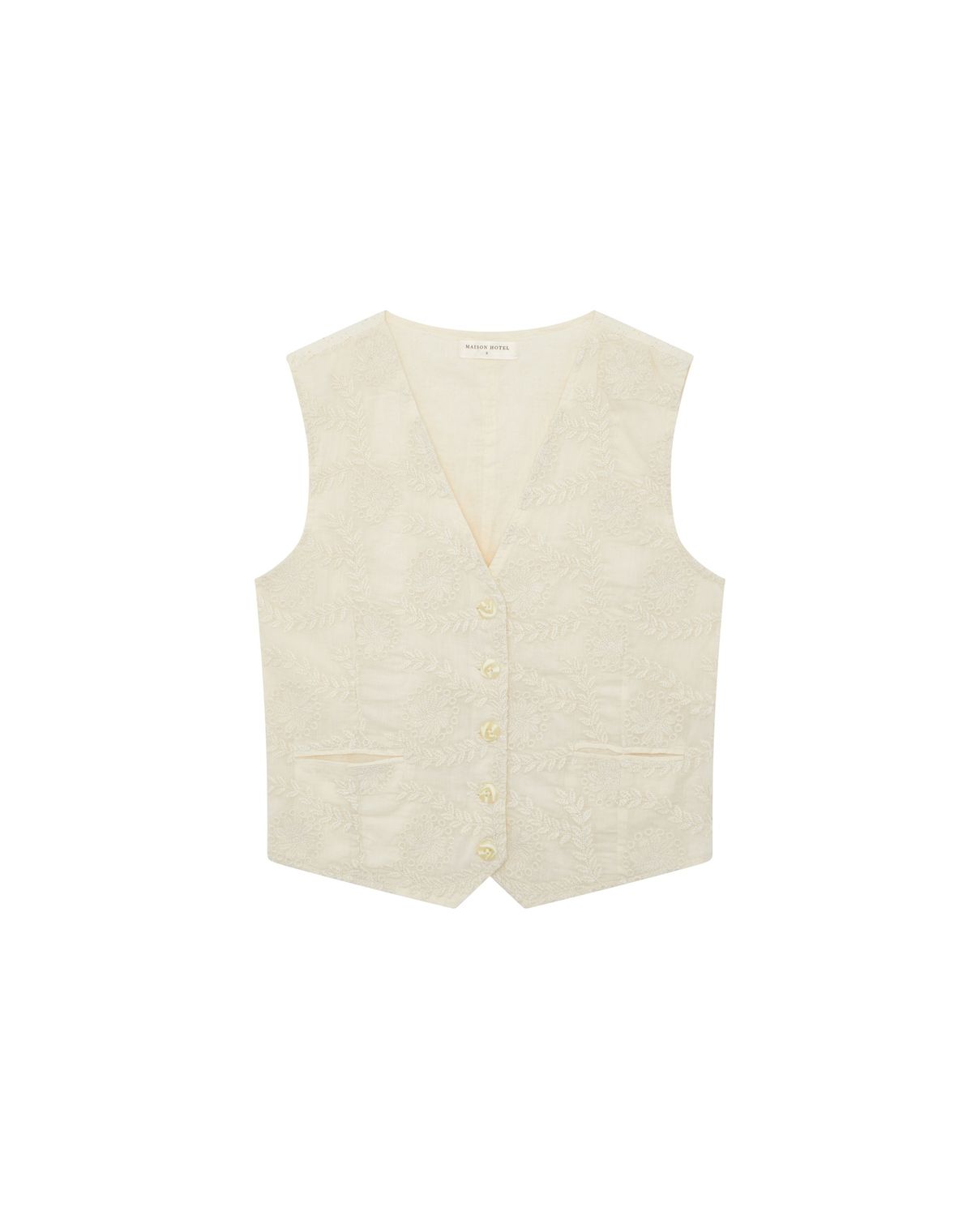 Delphine Vest, Colour: Coquillage, Size: Small