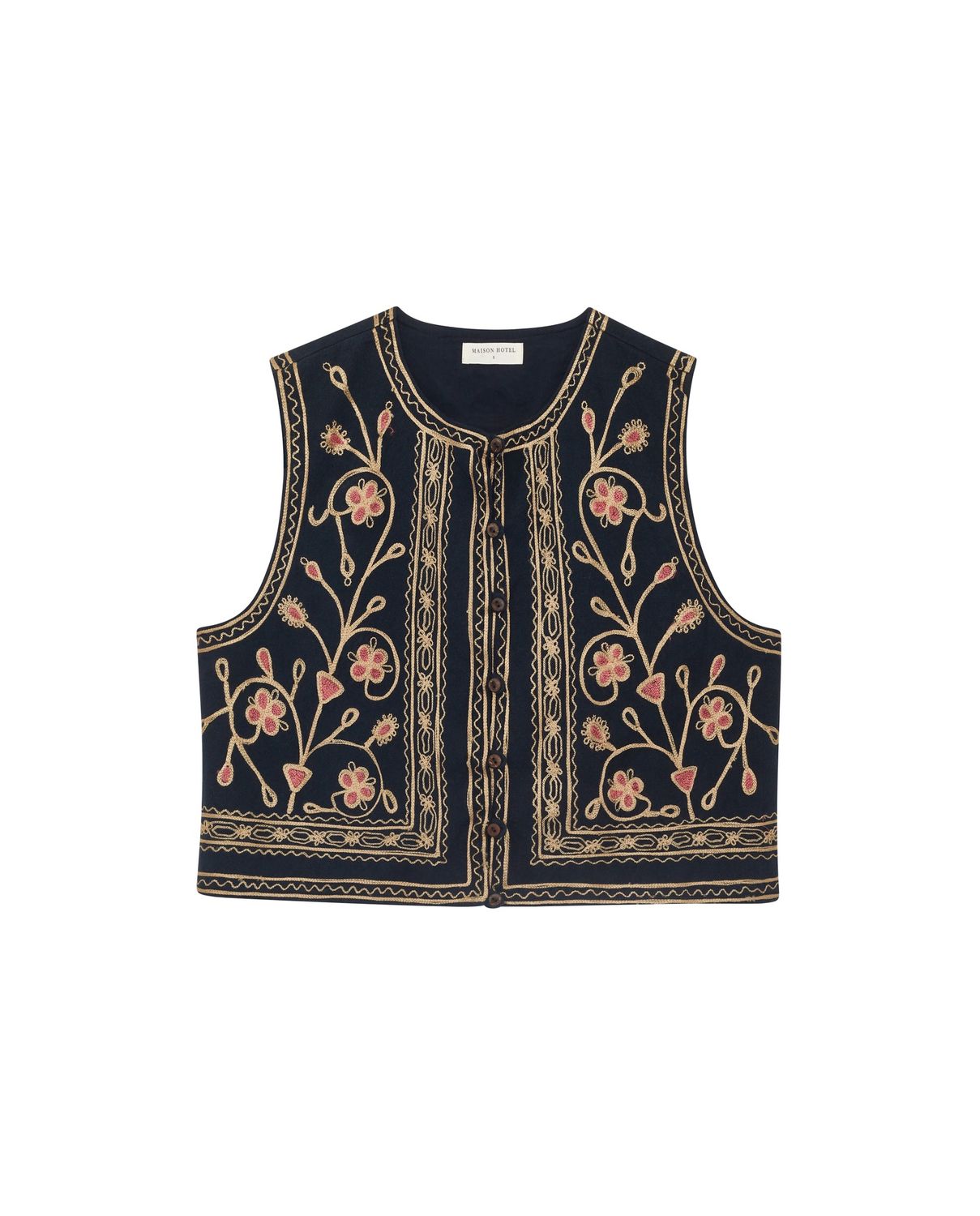 Gabri Vest, Colour: Onyx, Size: Small
